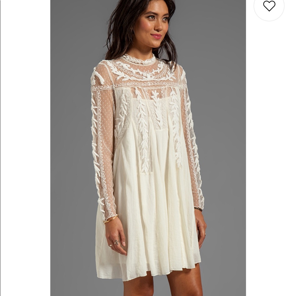 Free People Write About Love Dress in Natural